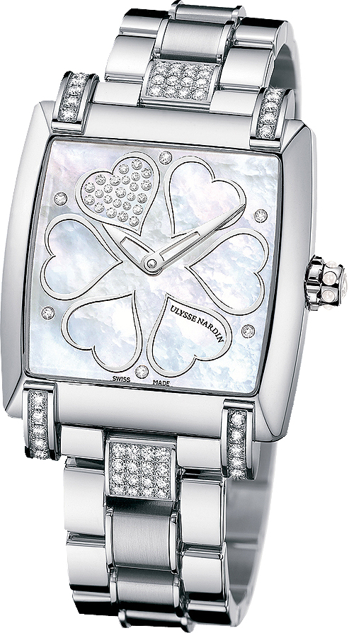 Ulysse Nardin Classical Self winding Automatic Pearl White Ladies Watch 133-91C-7C-HEART 