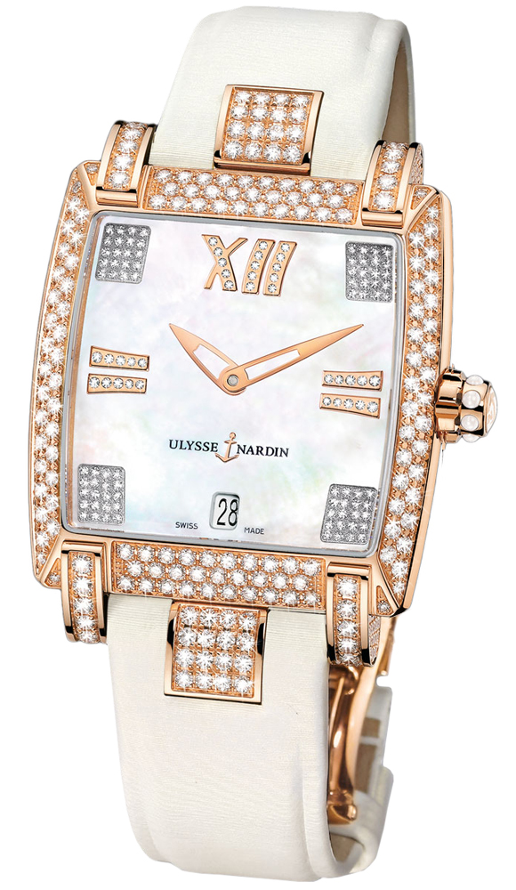 Ulysse Nardin Classical Self winding Automatic Pearl White Ladies Watch 136-91AC-301 