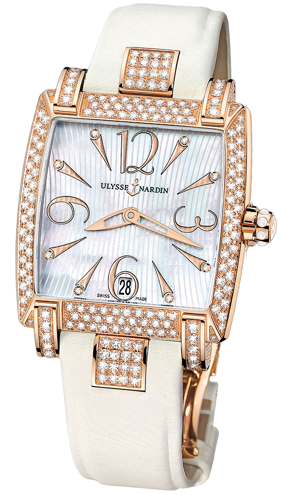 Ulysse Nardin Classical Self winding Automatic Pearl White Ladies Watch 136-91AC-691 