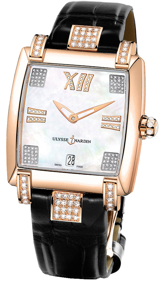 Ulysse Nardin Classical Self winding Automatic Pearl White Ladies Watch 136-91C-301 