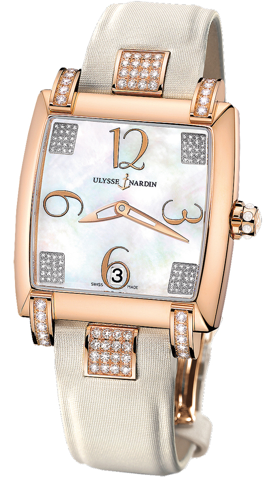 Ulysse Nardin Classical Self winding Automatic Pearl White Ladies Watch 136-91C-601 