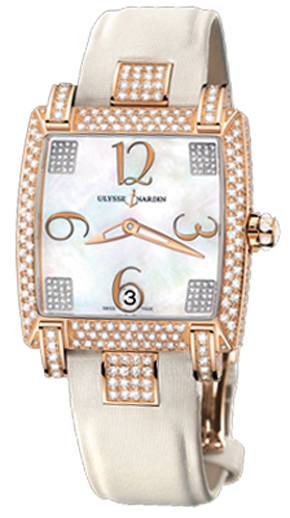 Ulysse Nardin Classical Self winding Automatic Pearl White Ladies Watch 136-91FC-601 