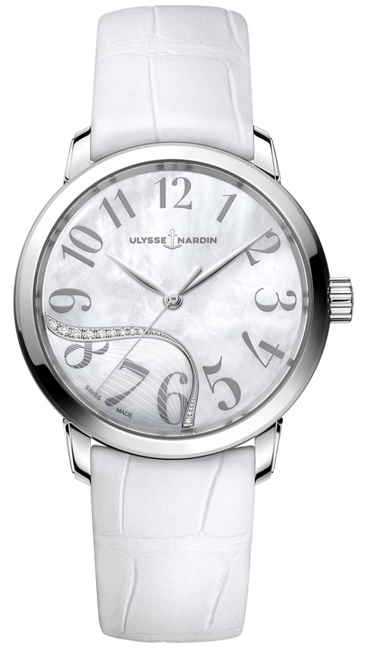 Ulysse Nardin Classic Self winding Automatic White Ladies Watch 8153-201-60-01 
