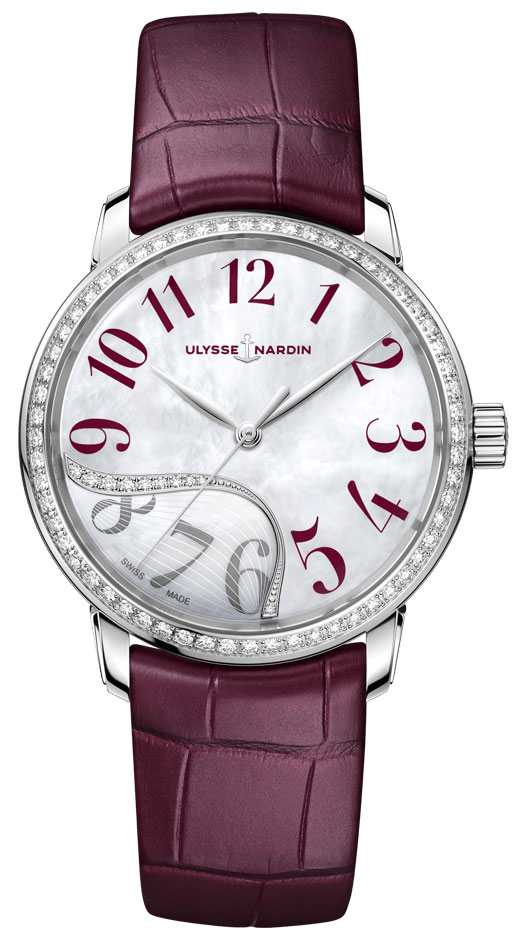 Ulysse Nardin Classic Self winding Automatic White Ladies Watch 8153-201B-60-06 