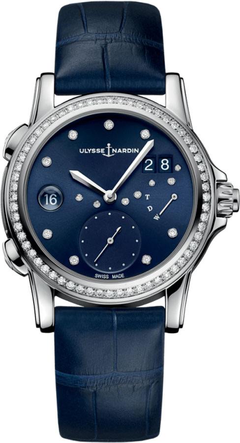 Ulysse Nardin Classic Self winding Automatic Blue Ladies Watch 3243-222B-93 