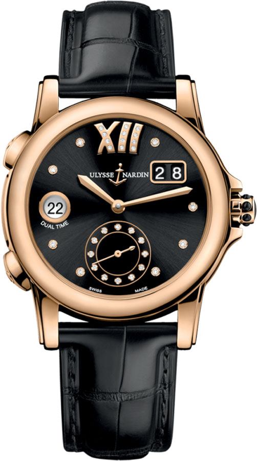 Ulysse Nardin Classic Self winding Automatic Black Ladies Watch 3346-222-30-02 