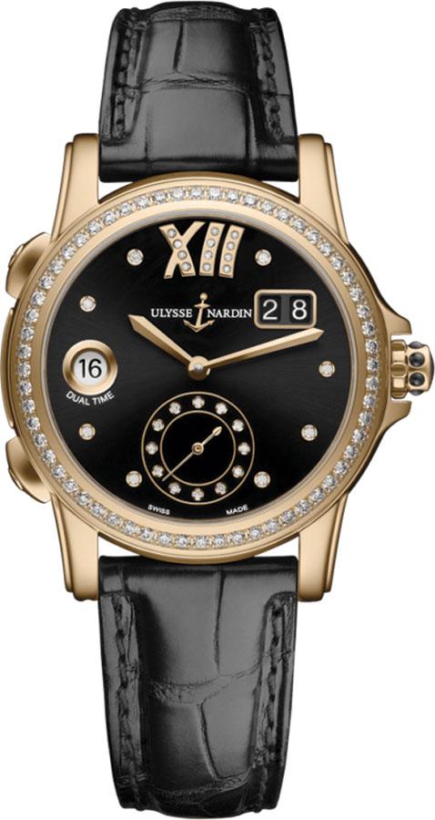 Ulysse Nardin Classic Self winding Automatic Black Ladies Watch 3346-222B-30-02 