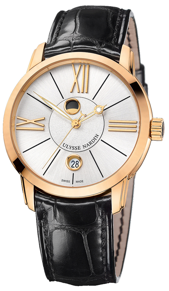 Ulysse Nardin Classical Self winding Automatic Silver Mens Watch 8296-122-2-41 
