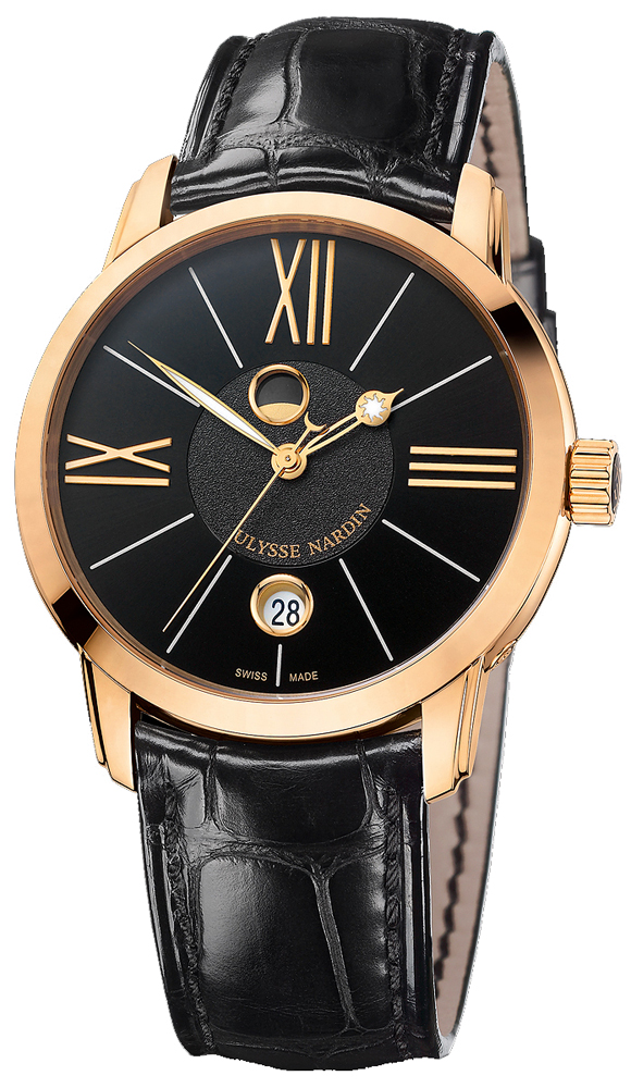 Ulysse Nardin Classical Self winding Automatic Black Mens Watch 8296-122-2-42 
