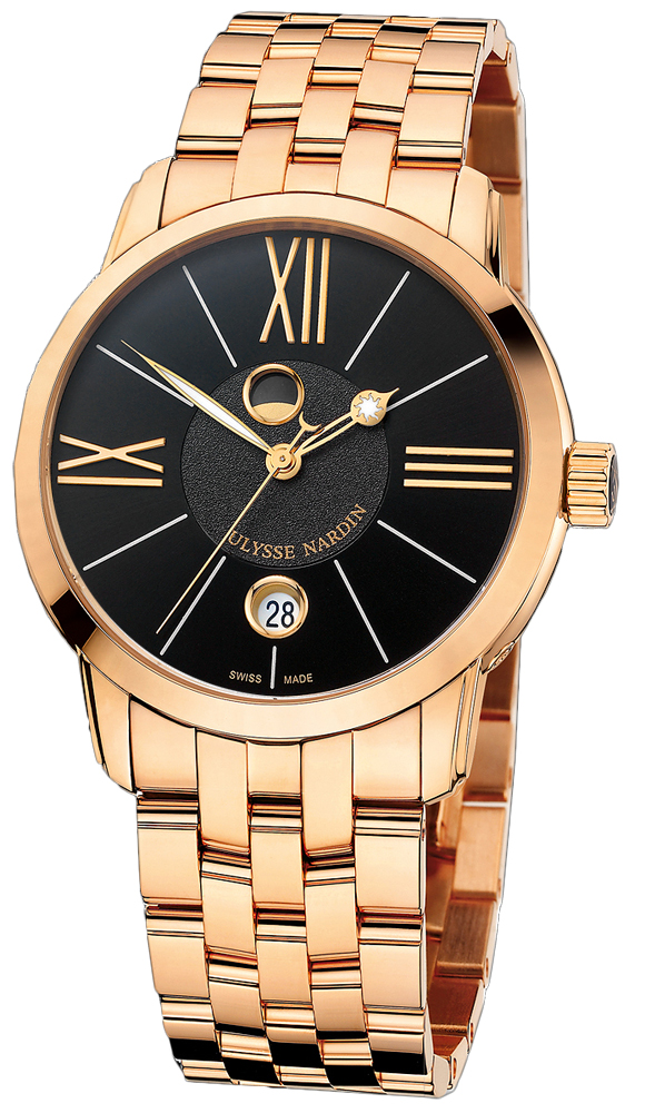 Ulysse Nardin Classical Self winding Automatic Black Mens Watch 8296-122-8-42 