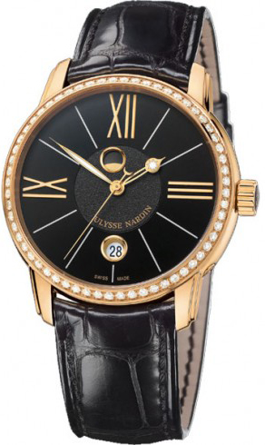 Ulysse Nardin Classical Self winding Automatic Black Mens Watch 8296-122B-2-42 