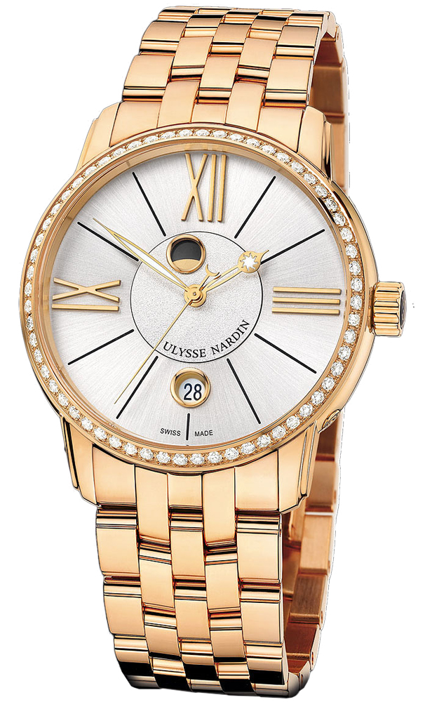 Ulysse Nardin Classical Self winding Automatic Silver Mens Watch 8296-122B-8-41 