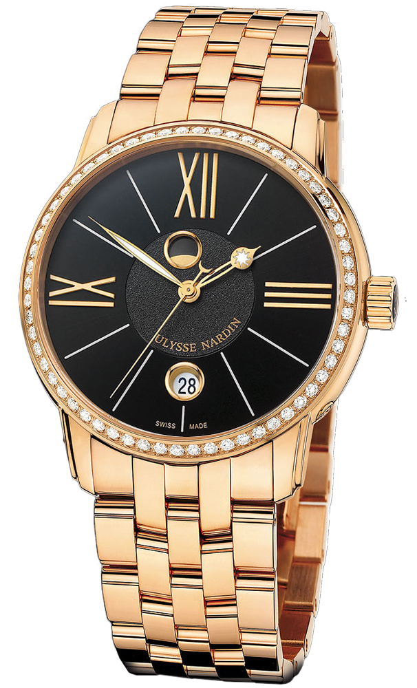 Ulysse Nardin Classical Self winding Automatic Black Mens Watch 8296-122B-8-42 