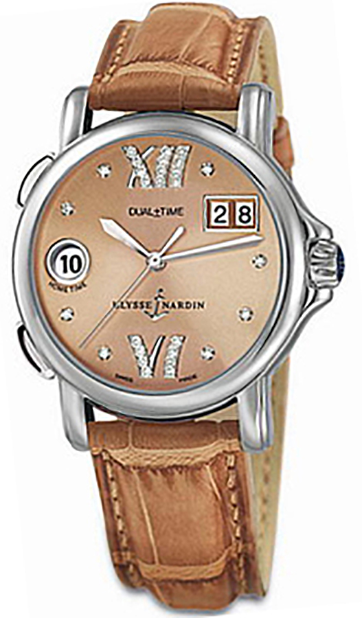 Ulysse Nardin Functional Self winding Automatic Brown Ladies Watch 223-22-30-09 