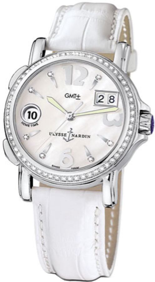 Ulysse Nardin Functional Self winding Automatic Pearl White Ladies Watch 223-28B-691 