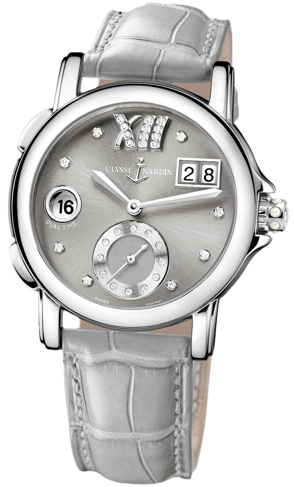 Ulysse Nardin Classic Self winding Automatic Grey Ladies Watch 243-22-30-02 