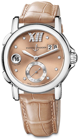 Ulysse Nardin Classic Self winding Automatic Brown Ladies Watch 243-22-30-09 