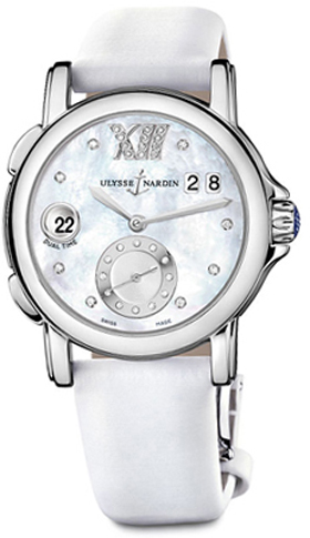 Ulysse Nardin Classic Self winding Automatic Pearl White Ladies Watch 243-22-391 