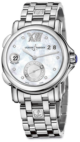 Ulysse Nardin Classic Self winding Automatic Pearl White Ladies Watch 243-22-7-391 