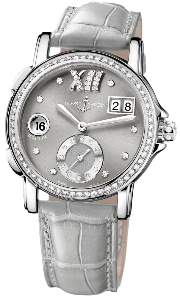 Ulysse Nardin Classic Self winding Automatic Grey Ladies Watch 243-22B-30-02 
