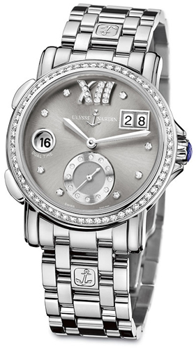 Ulysse Nardin Classic Self winding Automatic Grey Ladies Watch 243-22B-7-30-02 