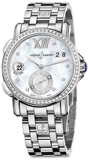 Ulysse Nardin Classic Self winding Automatic Pearl White Ladies Watch 243-22B-7-391 