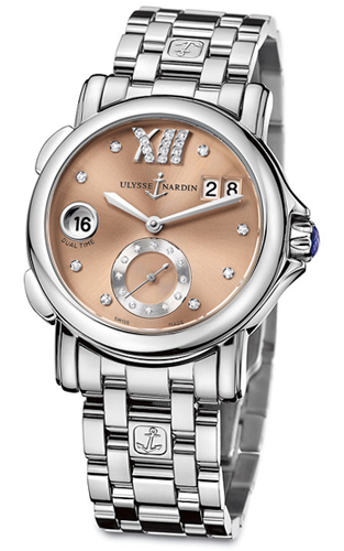 Ulysse Nardin Classic Self winding Automatic Brown Ladies Watch 243-22-7-30-09 