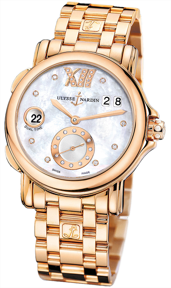 Ulysse Nardin Classic Self winding Automatic Pearl White Ladies Watch 246-22-8-391 
