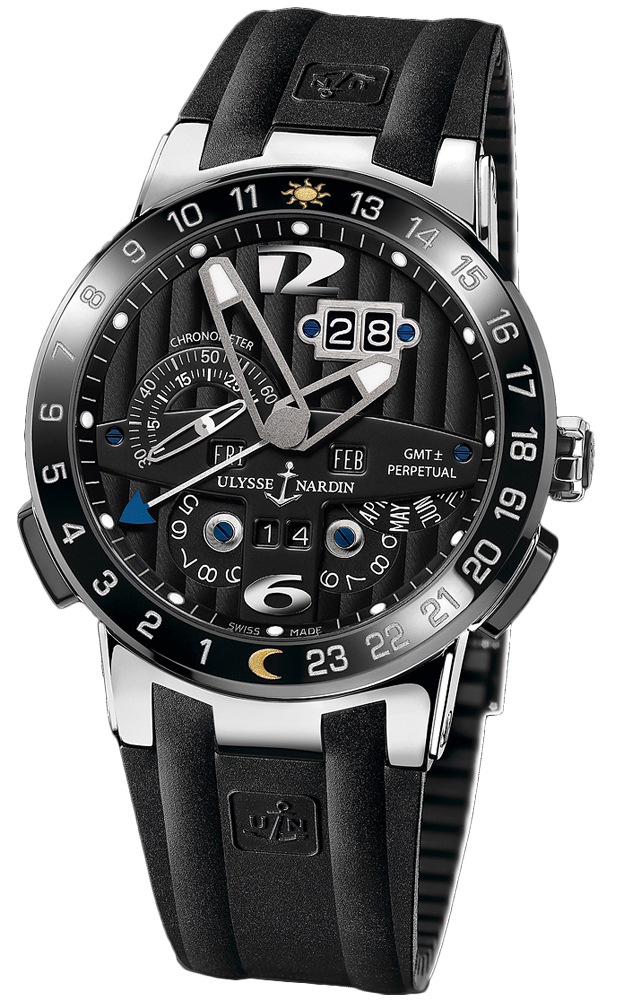 Ulysse Nardin Functional Self winding Automatic Black Mens Watch 320-00-3 