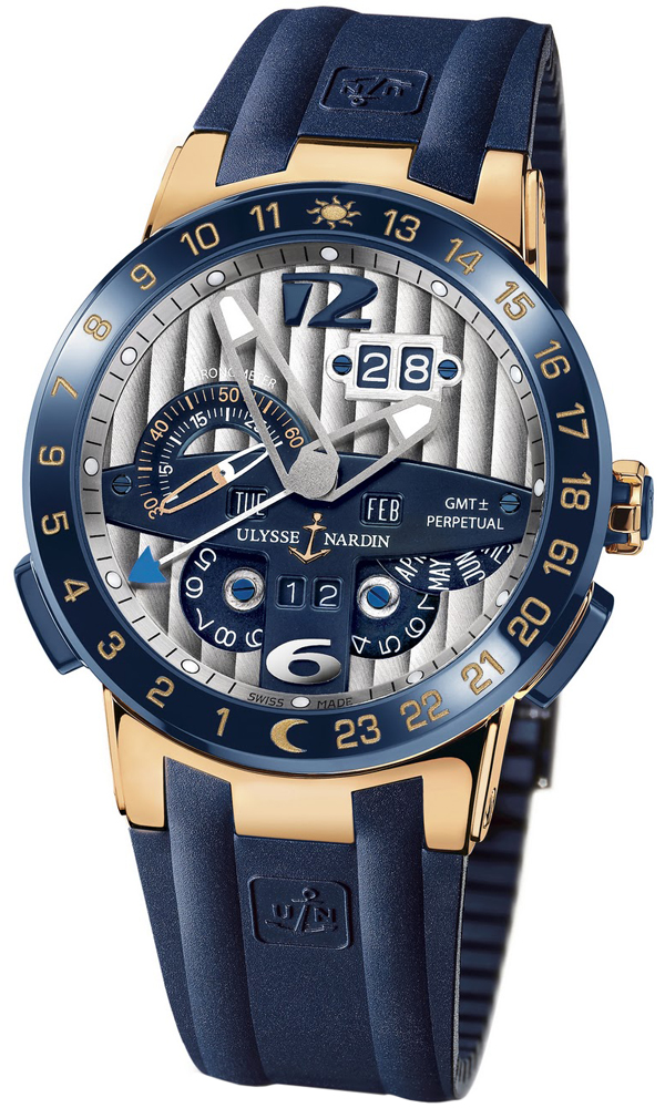 Ulysse Nardin Functional Self winding Automatic Silver Mens Watch 326-00-3 