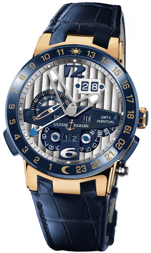 Ulysse Nardin Functional Self winding Automatic Silver Mens Watch 326-00 