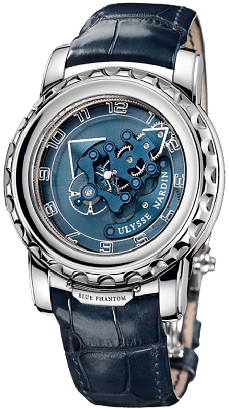 Ulysse Nardin Exceptional Manual Winding Blue Mens Watch 020-81 
