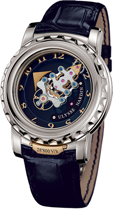 Ulysse Nardin Exceptional Manual Winding Blue Mens Watch 020-88 