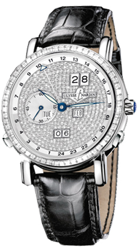 Ulysse Nardin Functional Self winding Automatic Diamonds Mens Watch 320-89BAG-091 