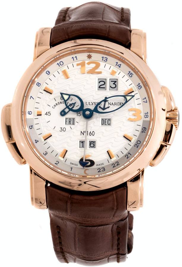 Ulysse Nardin Functional Self winding Automatic Silver Mens Watch 322-66-91 