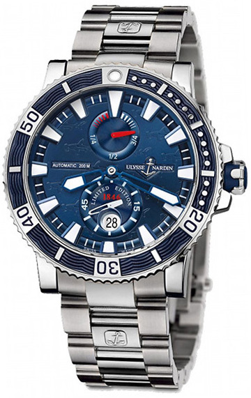 Ulysse Nardin Marine Self winding Automatic Blue Mens Watch 263-91LE-7M 