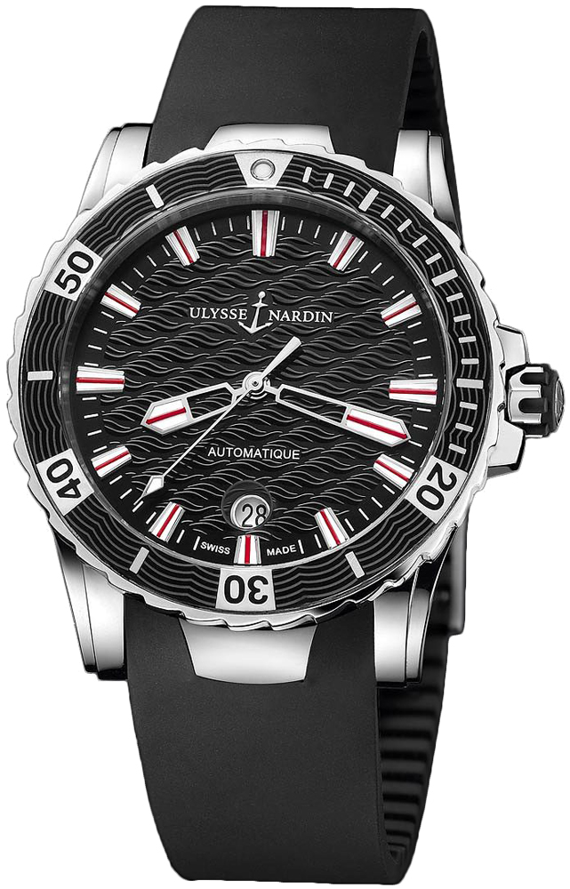Ulysse Nardin Marine Self winding Automatic Black Ladies Watch 8153-180-3-02 