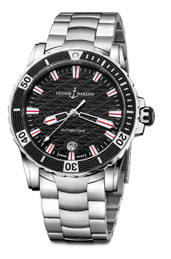 Ulysse Nardin Marine Self winding Automatic Black Ladies Watch 8153-180-7-02 