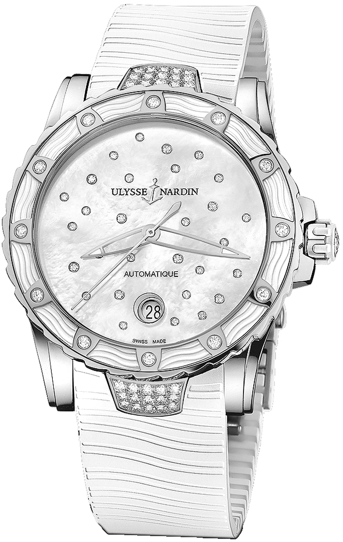 Ulysse Nardin Marine Self winding Automatic White Ladies Watch 8153-180E-3C-20 