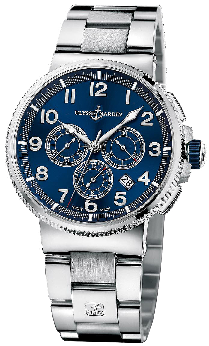 Ulysse Nardin Marine Self winding Automatic Blue Mens Watch 1503-150-7M-63 