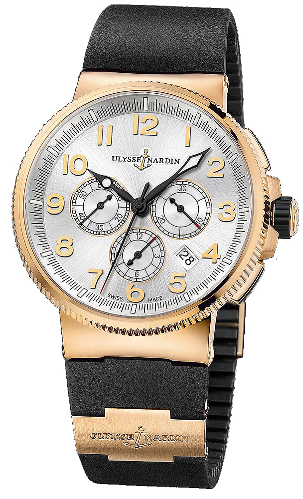 Ulysse Nardin Marine Self winding Automatic Silver Mens Watch 1506-150-3-61 