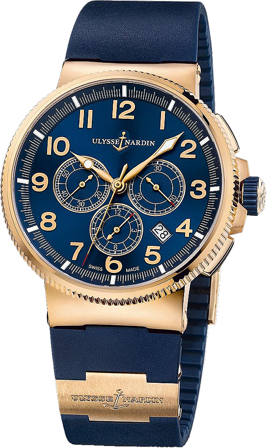 Ulysse Nardin Marine Self winding Automatic Blue Mens Watch 1506-150-3-63 