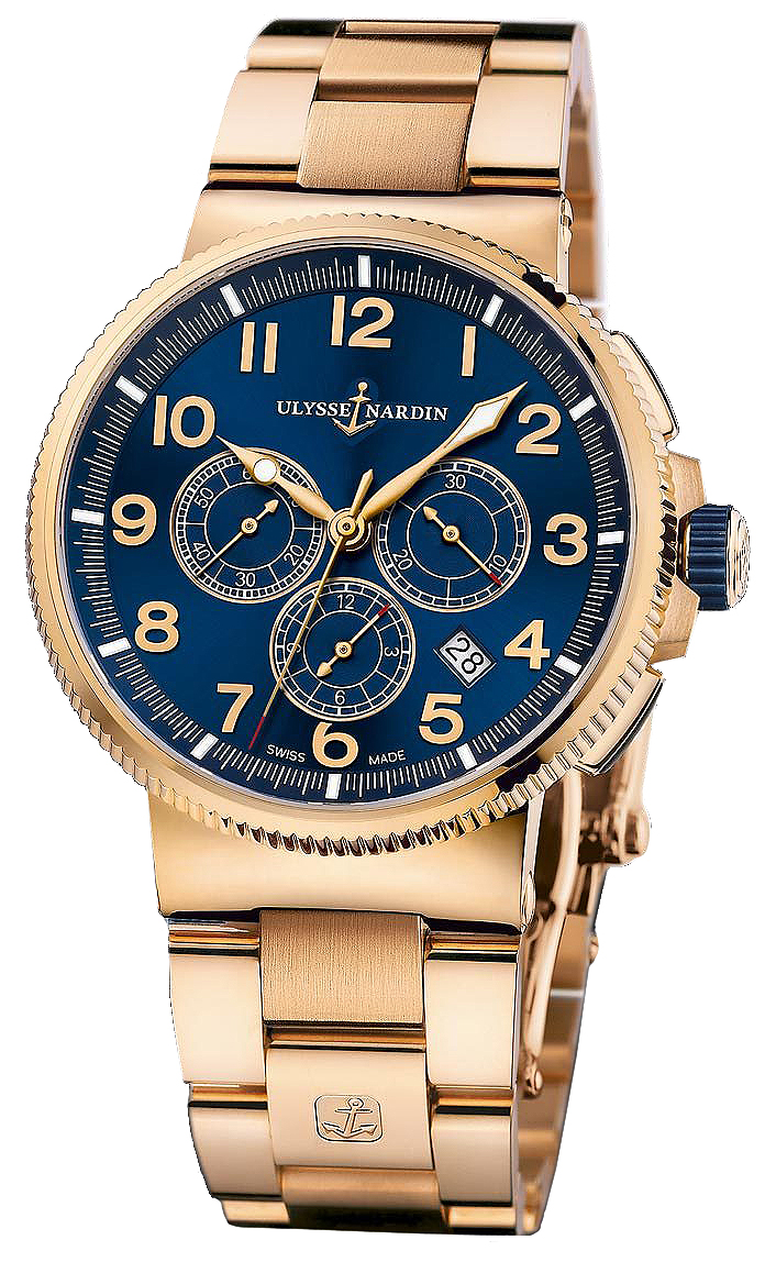 Ulysse Nardin Marine Self winding Automatic Blue Mens Watch 1506-150-8M-63 