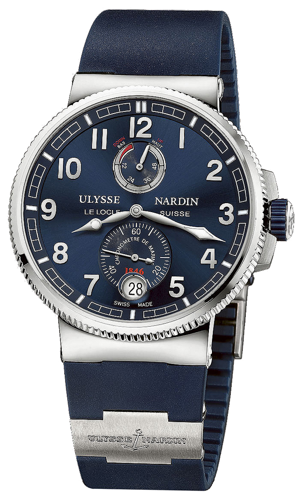 Ulysse Nardin Marine Self winding Automatic Chronometer Blue Mens Watch 1183-126-3-63 