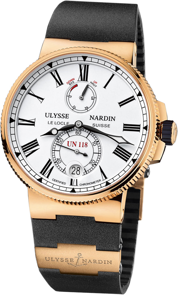 Ulysse Nardin Marine Self winding Automatic White Mens Watch 1186-122-3-40 