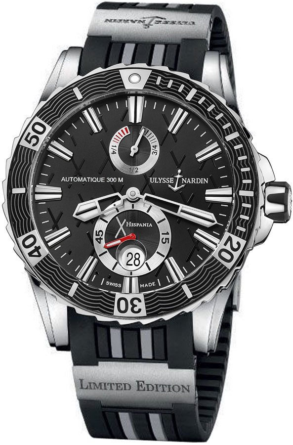 Ulysse Nardin Marine Self winding Automatic Black Mens Watch 263-10LE-3-92-HIS 
