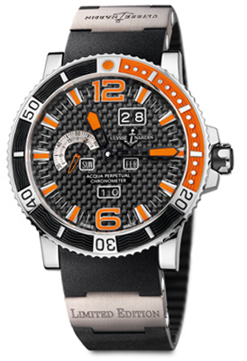 Ulysse Nardin Functional Self winding Automatic Black Mens Watch 333-90-3 