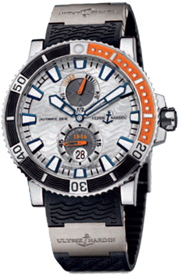 Ulysse Nardin Marine Self winding Automatic Chronometer Silver Mens Watch 263-90-3-91 