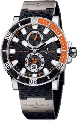 Ulysse Nardin Marine Self winding Automatic Chronometer Black Mens Watch 263-90-3-92 