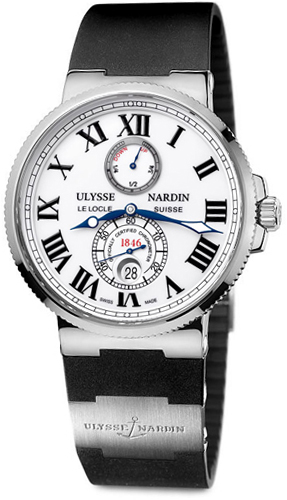 Ulysse Nardin Marine Self winding Automatic Chronometer White Mens Watch 263-67-3-40 